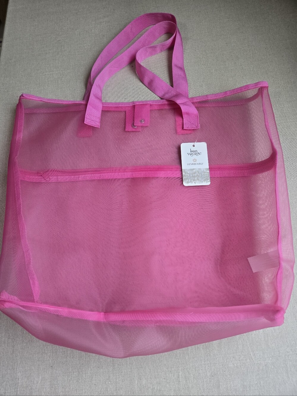 Starlight Pink Mesh Tote Bag